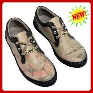 DOGO Never Lose Hope‎ Butterfly Graphic Brown Sneakers Womens US 6.5 EU 37